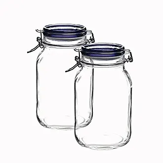 Bormioli Rocco Fido Glass Jar, 101.5 oz