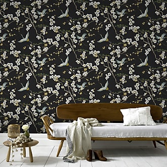 Graham & Brown Kabuki Japan Black Wallpaper