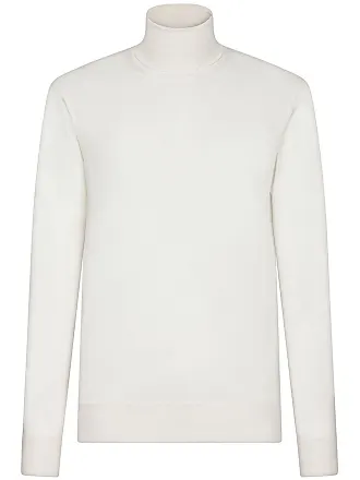 Men's White Cashmere Sweaters