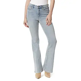 Jessica Simpson Charmed Fitted Split Front Hem Flared Denim Jeans