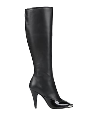 Emilio Pucci Laarzen met hoge hakken zwart elegant Schoenen Hoge laarzen Laarzen met hoge hakken 