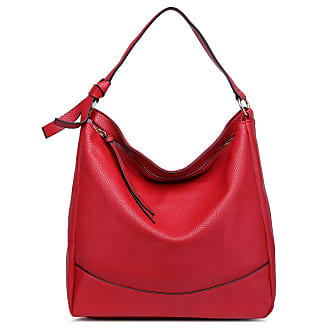 LeahWard Ladies Shoulder Bags Women's Soft Faux Leather Hobo Handbags A4 Folder 
