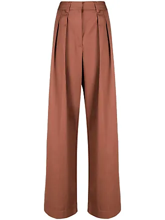 Semicouture pleated palazzo pants - Brown