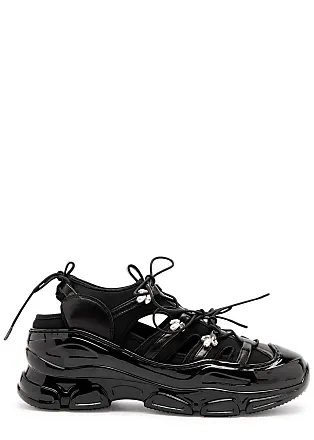 Simone Rocha Low Trek leather oxford shoes - Black