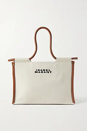 ISABEL MARANT suede-finish leather tote bag - Green