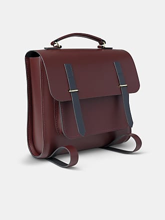 The Cambridge Satchel Company The Messenger Backpack - Oxblood & Navy