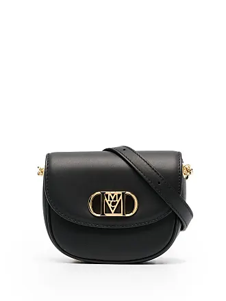 RED Valentino Black Butterfly Print Leather Crossbody Bag at FORZIERI