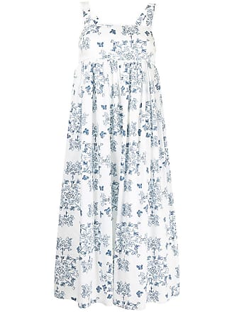 macgraw Florence porcelain print dress - women - Cotton - 10 - White