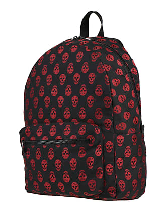 ALEXANDER MCQUEEN: Metropolitan backpack with Biker Skull motif - Black