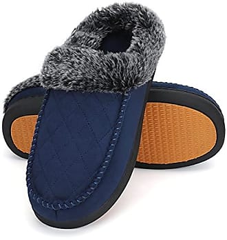 Slumberzzz Femme/Ladies Tartan Moccasin Hiver Chaud Chaussons 