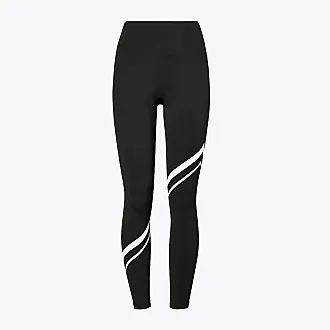 Tory Burch Side-Pocket Chevron Leggings, Sport Black