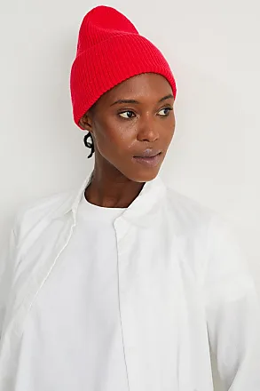 Generic Chapeaux écharpe d'hiver casquette tricotée hommes et femmes rouge  à prix pas cher