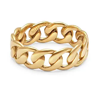 Chain Ring in Gold – Nialaya