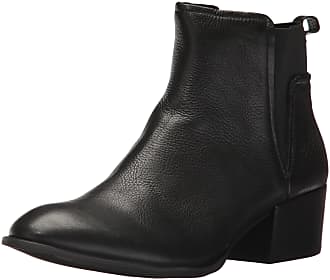 SALE Now £9.99 Ladies Spot on black ankle boot  with zip front detail F50402 
