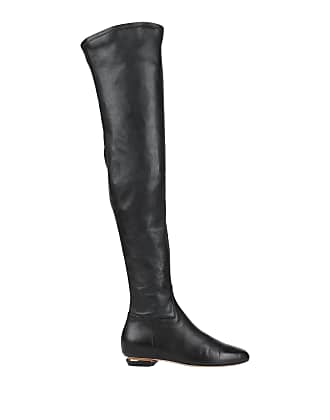 Nicholas Kirkwood Black Leather And Stretch Fabric Pointed Toe