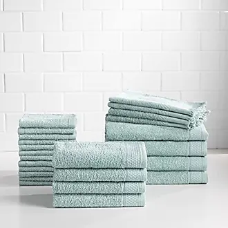 Tommy Hilfiger Bath Towels Set 3pcs Legend Ice Blue