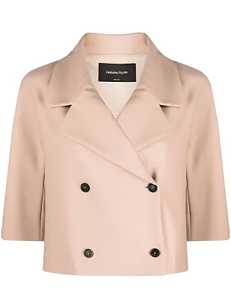 Womens Fabiana Filippi pink Merino Wool-Silk Coat