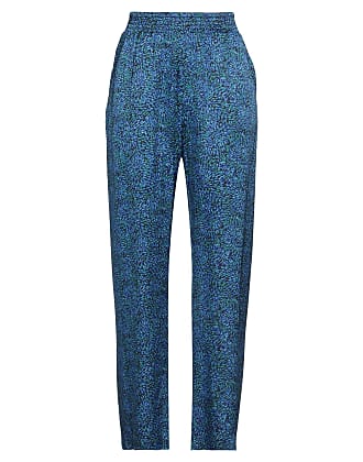 Hale Bob Womens Leggings Size XS Blue Animal Print Pants Polyester Casual  Slacks