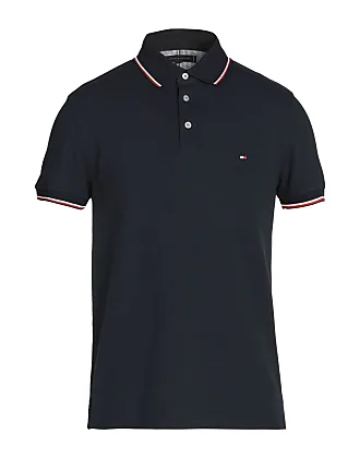 TOMMY HILFIGER - Men's polo shirt with signature details - OT-XM0XM02045YBR  - White