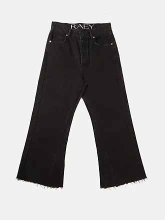 Black Carrot cropped organic-cotton jeans, Raey