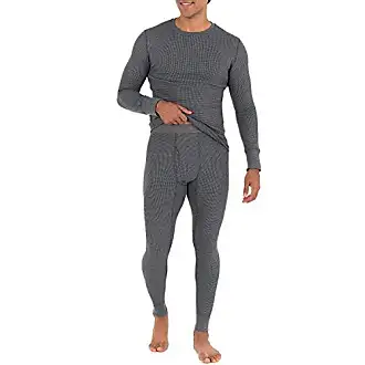 Fruit of the Loom Men's 2 Pack Waffle Knit Thermal Underwear Pants, Medium,  Light Grey Heather at  Men's Clothing store