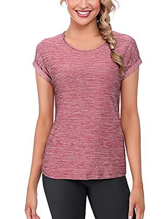 Respirant et Facile à Absorber Tops iClosam T-Shirts de Sport Femme à Manche Court Tee Shirt Running/Fitness/Yoga/Pilate
