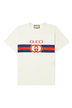 Gucci Brown Printed Cotton Long Sleeve Shirt L Gucci