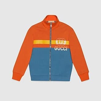 Gucci Kids Women's XS Blue Monogram Nylon Windbreaker Jacket