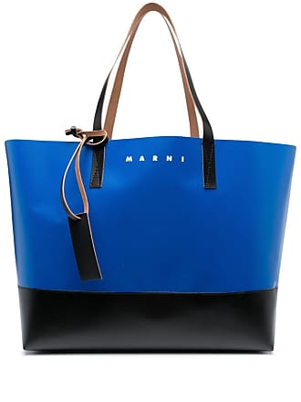 Janus Medium Reversible Tote Bag in Blue - Marni
