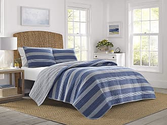  Nautica - Queen Quilt Set, Cotton Reversible Bedding with  Matching Shams, Home Decor for All Seasons (Ridgeport Denim, Queen)