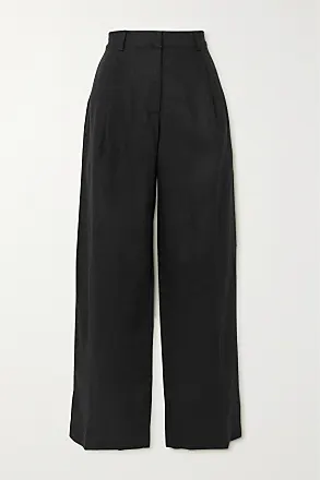 Scarlet pleated woven pants