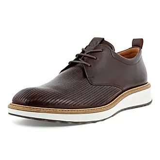 ECCO Fusion II Tie Cocoa Brown Nubuck Lace Up Oxfords Men's Size 11-11.5  /EU 45