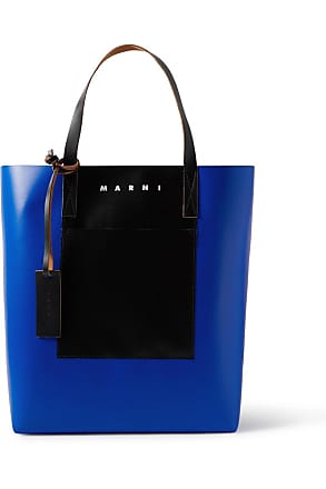 Marni Tri Tone Nano Leather Crossbody Bag