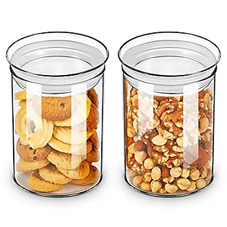 ZENS Glass Pasta Storage Containers, Airtight Tall Spaghetti Jars