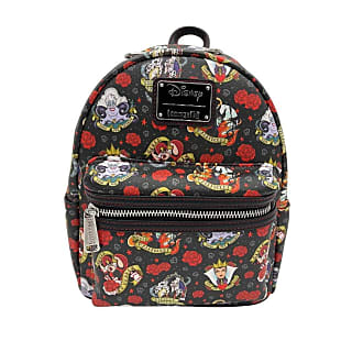 Loungefly Disney Villains Debossed All Over Print Womens Double Strap  Shoulder Bag Purse