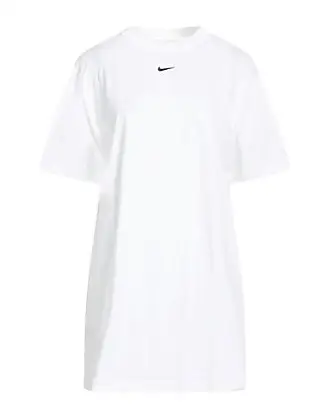 Nike Womens Swoosh Tank Top Essentials Sleeveless Mock Neck Top White  DD5880 100 New (Medium)