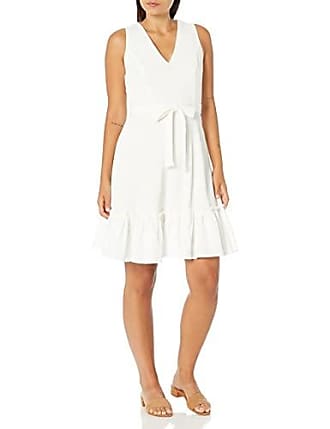 Tommy Hilfiger Womens Fit & Flare, Ivory, 2