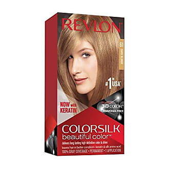 Revlon Permanent Hair Color by Revlon, Permanent Hair Dye, Colorsilk with 100% Gray Coverage, Ammonia-Free, Keratin and Amino Acids, 61 Dark Blonde, 4.4 Oz (