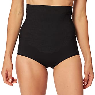 Maidenform Womens Fitsense High Waist Brief Shaping Half Slip, Black (Noir Xbk), 14 (Size: X-Large)