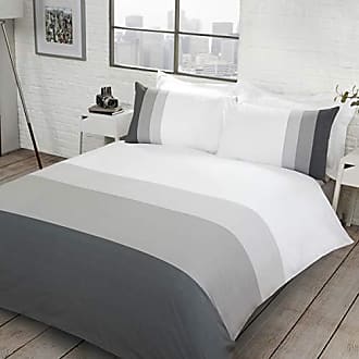 Sleepdown Luxus-Bettwäsche-Set mit Kissenbezug aus Kunstfell 135 x 200 cm Anthrazit sehr weich pflegeleicht
