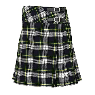 Royal Stewart SHYNE_ENTERPRISES Ladies Knee Length Kilt Skirt 20 Length Tartan Pleated Kilts