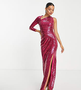 long sleeve formal sequin dress