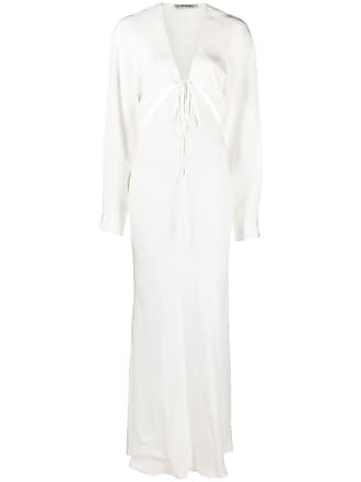 CHRISTOPHER ESBER cut out-detail silk maxi dress - women - Silk - 10 - White