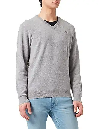 Pull gant homme discount gris