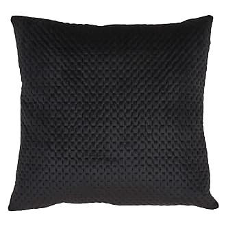 Black 22 SARO LIFESTYLE Dottie Collection Pom Stripe Poly Filled Pillow