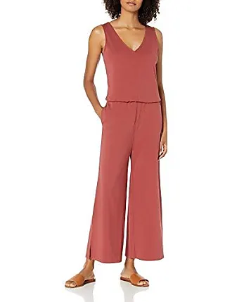 Daily Ritual Women's Oversized Terry Cotton and Modal Wide Leg Pant