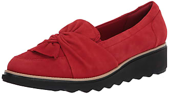 Women's Red Clarks Shoes / Footwear 