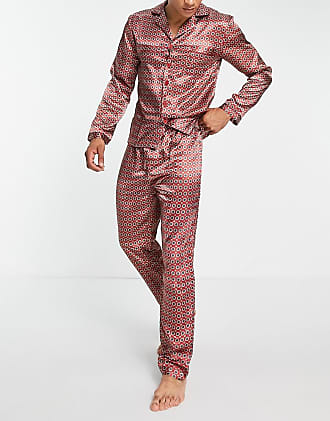 Mens Harvey James Poly Cotton Yarn Dyed Nightshirt Pyjamas Shirt M-2XL 