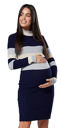 Zeta Ville 890c Long Sleeves Womens Maternity Stretch Dress Empire Waist