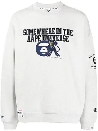 AAPE BY *A BATHING APE® abstract print shirt jacket - Grey
